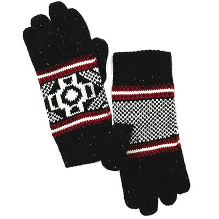 Faded Glory - Geometric Pattern Gloves