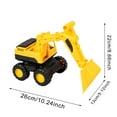 thumbnail image 3 of RUIG Diecast Construction Vehicle for Kids, Alloy Mini Model Construction Vehicle Excavator Indoor Toy Cars, Mini car Models for Boys and Girls 3 Years Old Birthday Gifts, 3 of 6