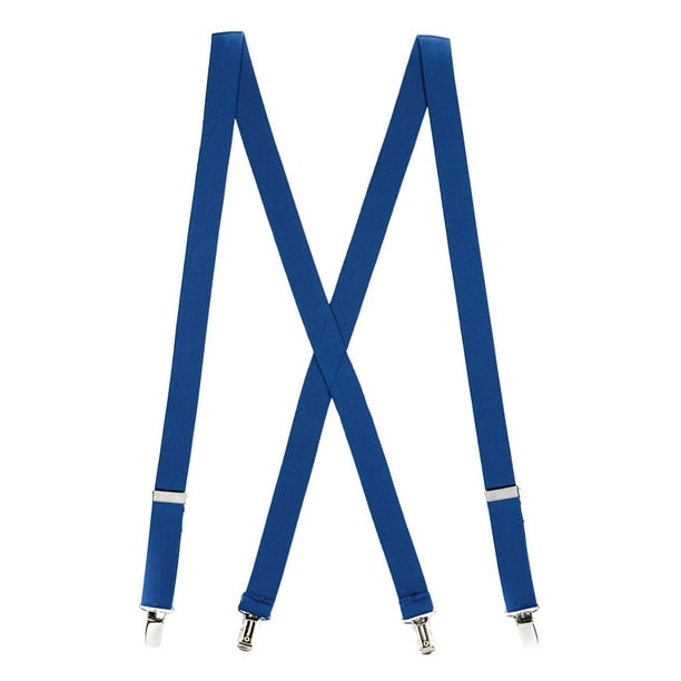 SuspenderStore Suspender Store Solid Color Suspenders 1Inch Wide