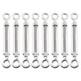 thumbnail image 1 of Stainless Steel 304 Turnbuckle Wire Rope Tension Pack of 8 (M6-Eye & Eye), 1 of 6