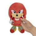 thumbnail image 2 of Sonic the Hedgehog 7 inch Basic Plush - Knuckles (Selections May Vary), 2 of 6