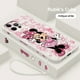 thumbnail image 2 of Funda de Minnie Mouse Disney para Apple iPhone, 15, 14, 13, 12, 11, XS, XR, X, 8, 7, SE Pro, Ultra Max Plus, Mini Liquid, cuerda izquierda, 2 of 5