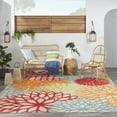 thumbnail image 5 of Nourison Aloha Indoor/Outdoor Floral  Green Area Rug, 5 of 10
