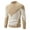 Khaki, variant on Men's Long Sleeve Casual Pullover Round Neck Warm Fashion Patchwork Knitted Sweater
