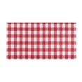 thumbnail image 2 of Haosy Red and White Checkered Bathroom Rugs Non Slip Absorbent Soft Plush Quick Dry Bath Mat, 39"x20", 2 of 8