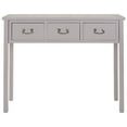 thumbnail image 3 of SAFAVIEH Cindy Contemporary Nautical Console w/ 3 Storage Drawers, Quartz Grey, 3 of 5
