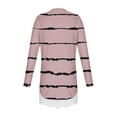 thumbnail image 6 of Ltctricy Girls' Tunic Tops Long Sleeve Crew Neck Lace High Low Hem Striped Oversized T Shirts Loose Casual Tee Blouses(Khaki,4-5 Years), 6 of 6