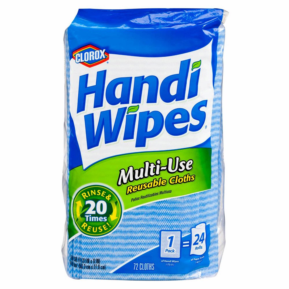 Clorox Handi Wipes Multiuse Reusable Cloths, 72 ct.