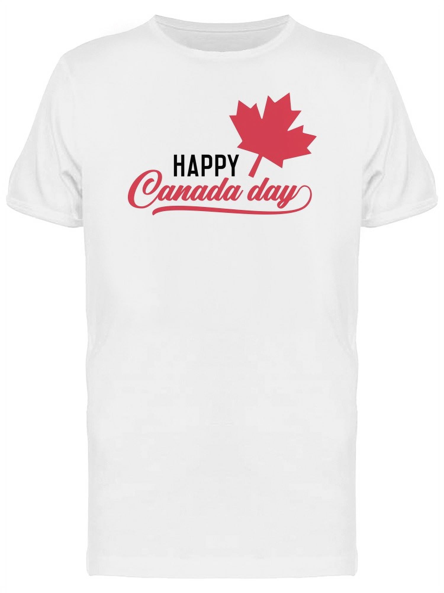 Canada Day Red Maple Leaf TShirt Men Image by Shutterstock, Male