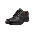 thumbnail image 1 of Clarks Mens Un. Ravel Lace Up Casual Oxfords, Black, Size 10.0, 1 of 5