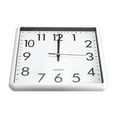 thumbnail image 3 of Uxcell 13x12 Inch Wall Clock, Quartz Battery Operated Silent Non-Ticking Rectangle Wall Clocks, White, 3 of 6