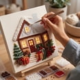 thumbnail image 6 of Christmas Diamond Art Painting Kit for Beginners, DIY Pearl Art Set with Frame 9 Classic Holiday Designs for Wall Decor Home Holiday Gift by OVFUIZ, 6 of 6