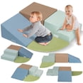 thumbnail image 2 of Spanspace Toddler Foam Climbing Blocks, Kids’ Indoor Play Structures, Soft Foam Baby Climbing & Crawling Play Set, 4-Pcs Climbing Toys, Classic, 2 of 9