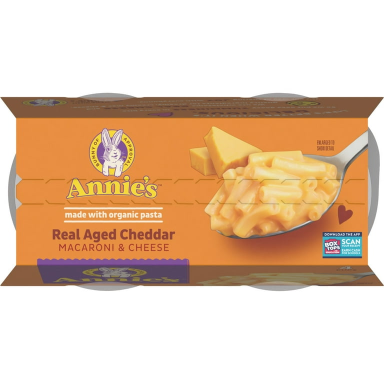 Annie's Microwave Mac and Cheese Cups with Organic Pasta and Aged