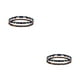thumbnail image 4 of Sonducket 2 piezas trenzada tobilleras conjunto tejido cadena de pierna estilo Retro cuerda ajustable hecha a mano para tipo de amistad tipo 10 2piezas, 4 of 6