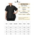 thumbnail image 6 of DARING DIVA Women's Plus Blouse Chest Pocket Button Down Demin Shirt 3X Black, 6 of 6