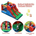 thumbnail image 6 of Gymax Inflatable Double Slide Bounce House Bouncy Castle w/ 480W Blower, 6 of 10