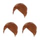 thumbnail image 5 of Turbante musulmán Jumpingount hijabs gorras sólidos Estiramiento Plisado, 5 of 6