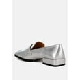 thumbnail image 6 of Jongs Metallic Penny Loafers, 6 of 7