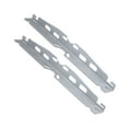 thumbnail image 3 of Placas de herramientas de alineación de 2X de rueda Reparación de neumáticos para automóviles con agujeros colgantes Instalación fácil Medición Plata, 3 of 8
