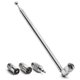 thumbnail image 1 of Rod Antenna 3.5Mm Adapter FM Radio Antenna Replacement Screw Telescopic F Type Male Connector AV Stereo Receiver, 1 of 5