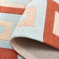 thumbnail image 5 of Safavieh Genre Bertha Geometric Area Rug, Light Blue/Rust, 5' x 8', 5 of 10