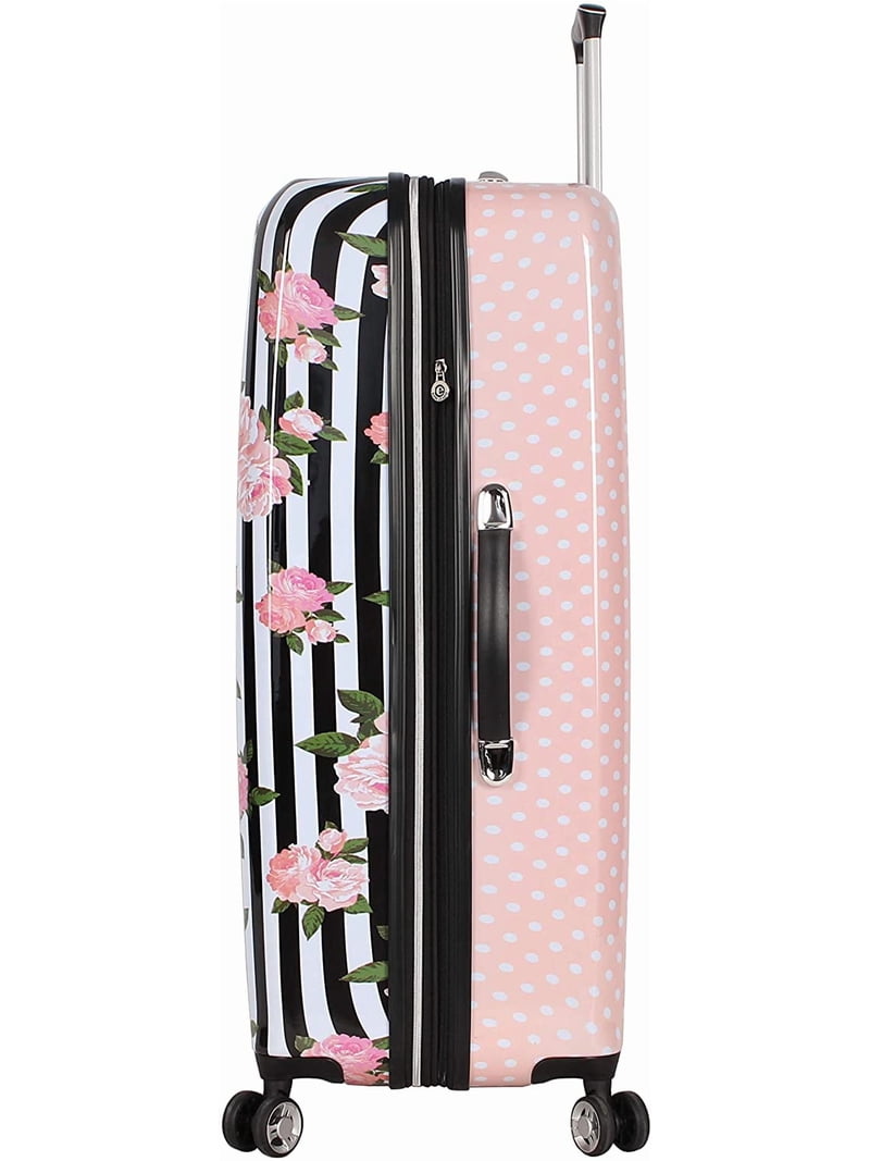 Betsey Johnson 30in Luggage - Lightweight, Expandable Hardside