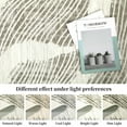 thumbnail image 7 of Assile Washable Area Rug 5' x 7' Rugs for Dining Room Modern Abstract Geometric Striped Carpet, Beige, 7 of 7