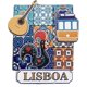 thumbnail image 1 of 3D Lisbon Portugal Fridge Magnet Tourist Souvenir Handmade Resi, 1 of 5