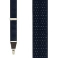 thumbnail image 2 of SuspenderStore Woven Pin Dot Suspenders - 1.38-Inch Wide Elastic - Clip - 6 Colors & 2 Sizes, 2 of 4