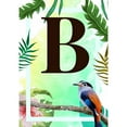thumbnail image 2 of America Forever Tropical Bird Summer Monogram House Flag Letter B 28 x 40 inches Parrot Toucan Palm Leaves Double Sided Vertical Outdoor Yard Lawn Decorative Exotic House Flag, 2 of 5