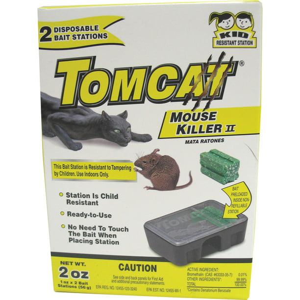 TOMCAT MOUSE KILLER II DISPOSABLE BAIT STATIONS