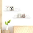 thumbnail image 3 of Pink Bow Acrylic Floating Wall Shelves, Set of 2, 3 of 6