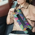 thumbnail image 2 of Mastectomy Travel Pillow Seatbelt Cushion for Car Rides Post-Surgery (Earthy Bohemian), 2 of 7
