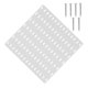thumbnail image 5 of unbranded 1Ud Punch Free Wall Storage Rack White Plastic for Kitchen Bathroom Bedroom Organizer, 5 of 8