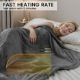 ZonLi Electric Blanket Queen Size,Heated Blanket Throw with 10 Heating