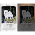 thumbnail image 2 of Caroline's Treasures SS8498CNL Starry Night Samoyed Ceramic Night Light, 6x4x3", multicolor, 2 of 2