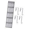 thumbnail image 2 of Organizador sobre la puerta perfecl 5 bolsillos para ropa interior y calcetines, 2 of 8