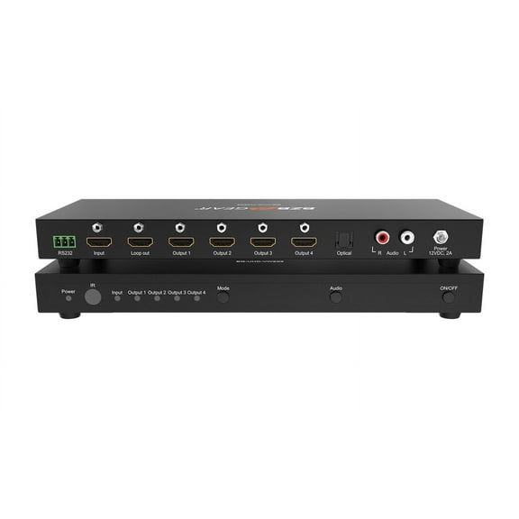 BZBGEAR 2x2 4K UHD HDMI Video Wall Controller with Audio De-embedding