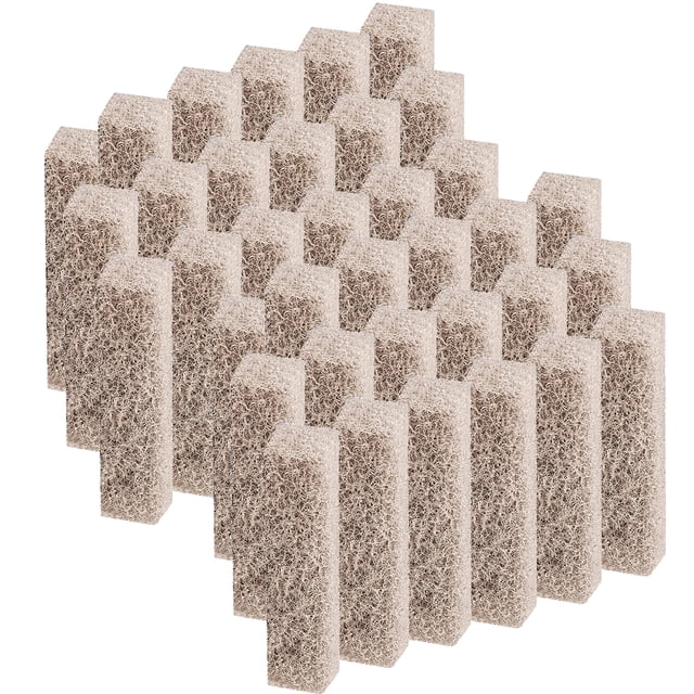 Qzbhct 36 Pack Ammonia Reducer Filter Pads for Aqueon Quietflow LED Pro Model 30 and 50, Fish Tank Replacement Filter Pads for Aquarium Water Filtration