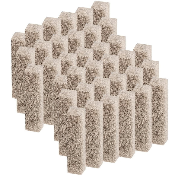 Qzbhct 36 Pack Ammonia Reducer Filter Pads for Aqueon Quietflow LED Pro Model 10, Fish Tank Replacement Filter Pads for Aquarium Water Filtration