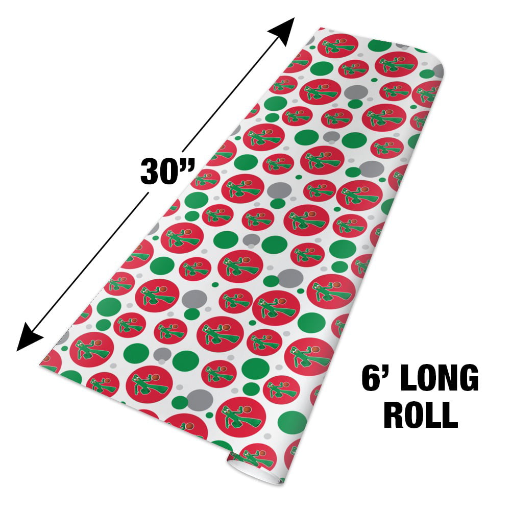 Details about   Gumby Singing Clay Art Premium Gift Wrap Wrapping Paper Roll