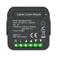 thumbnail image 1 of QS-Zigbee-CP03 Tuya ZigBee Smart Curtain Switch Module Home Curtain Modification Module Mobile Device Sharing Timing Function APP Remote Control Compatible with Alexa Google Home Voice, 1 of 8