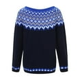 thumbnail image 4 of Zszcpp Casual Tops For Men Plus Size Sweaters Loose Vintage Leisure Knitted Winter Long Sleeve Softable Blouse Casual Blouses, 4 of 7