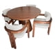 thumbnail image 1 of Comedor moderno circular para 4 personas color gris claro, 1 of 8