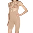 thumbnail image 2 of SlimMe Women's BodySmootHers Open-Bust Bodysuit with Thigh Shaper - Womens - Female, L, Nude, 2 of 7