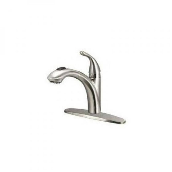 Glacier Bay Keelia 8 In Single Handle Pullout Kitchen Faucet