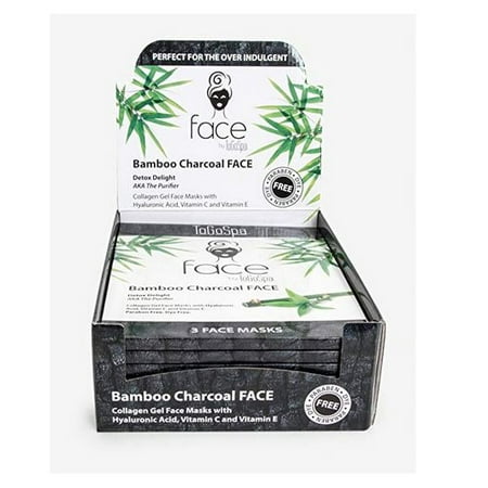 Charcoal collagen mask