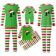 thumbnail image 1 of Dsscvnef Tenues Assorties pour la Famille Bébé Confortables et Décontractées Ensemble de Pyjama de Noël Assorti pour la Famille Impression Alphabet Col Rond Manches Longues Pantalons Longs Vêtements de Famille Pyjama Assorti de Noël, 1 of 7