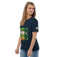 thumbnail image 3 of Good Luck Unisex Organic Cotton Tee Shirt Short Sleeve Crew Neck Variety (French Navy, S), 3 of 4